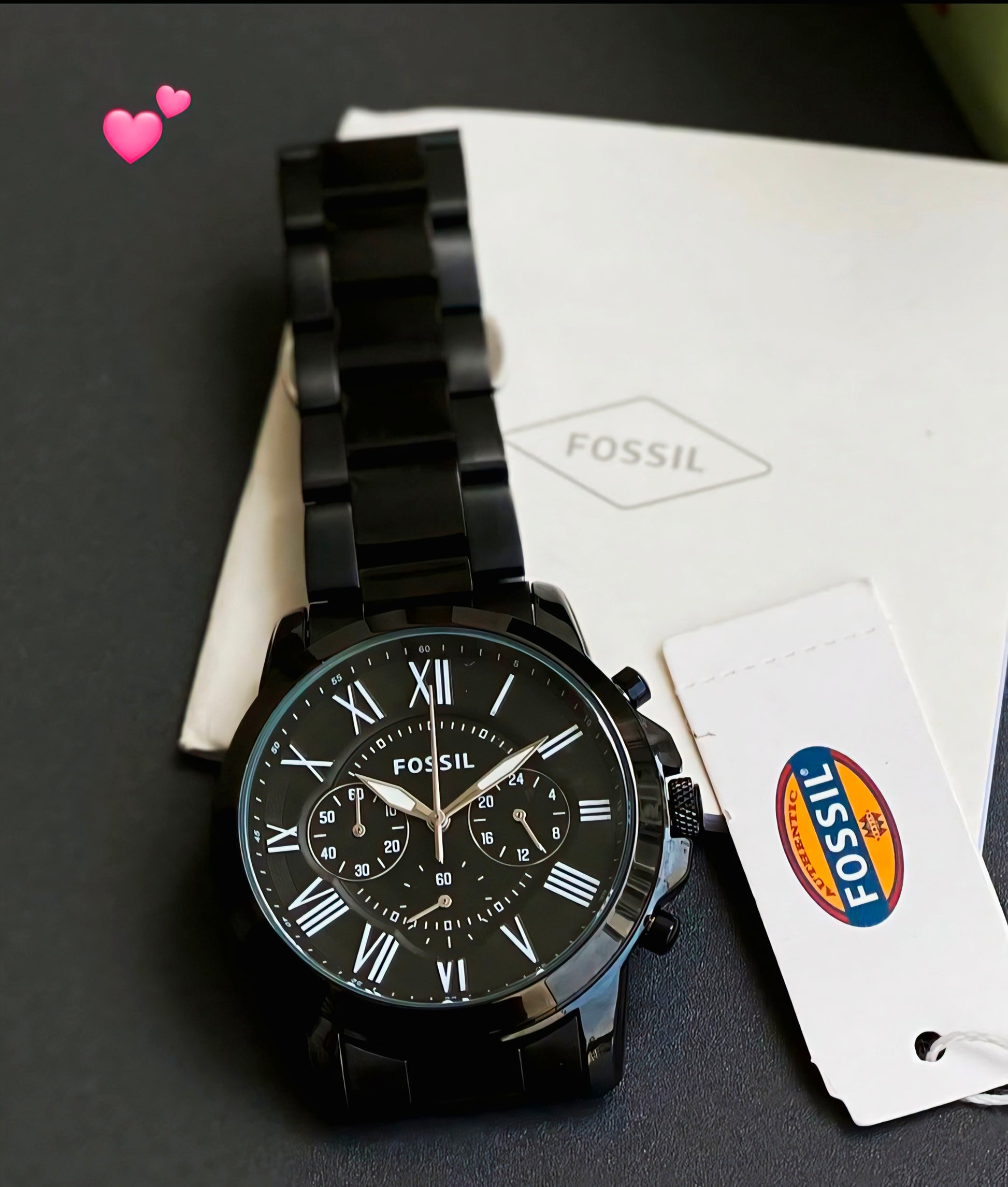 Fossil FS5474 Neutra Chronograph Analog Watch for Men.